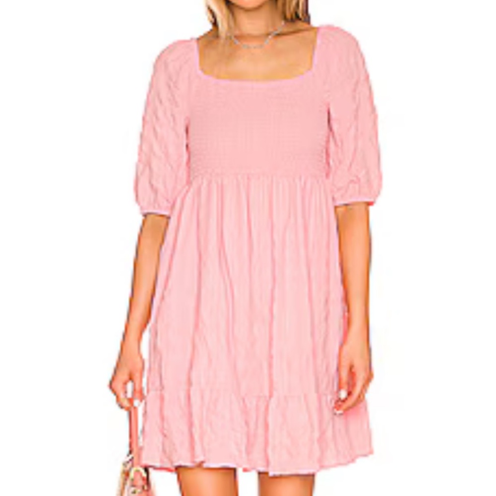 BCBG blossom pink dress
